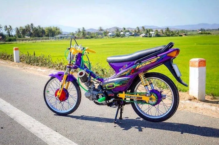 Chi tiết hệ thống phanh trước xe Wave 50cc độ phanh đĩa lớn