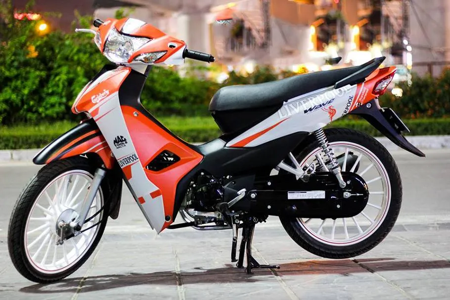 Hình ảnh xe Wave độ decal