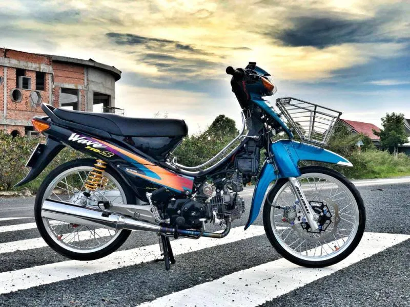 Ảnh Wave độ kiểng đơn giản nhưng đảm bảo các yếu tố an toàn cơ bản