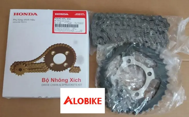 Cấu tạo các chi tiết của bộ khóa xích (mắt khóa) và mối nối trên dây xích xe máy.