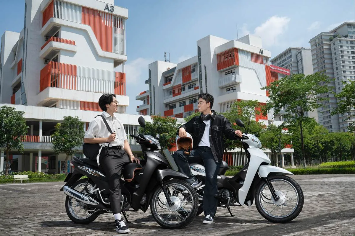 Kích thước tổng thể và trọng lượng của xe Wave Alpha 110, phù hợp với vóc dáng người dùng Việt