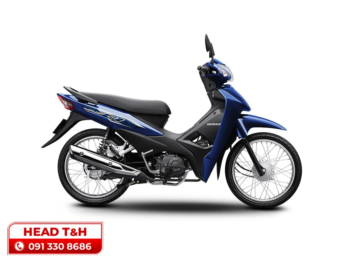 Xe máy Wave 110cc bản Tiêu chuẩn màu Xanh, cổ điển và bền bỉ