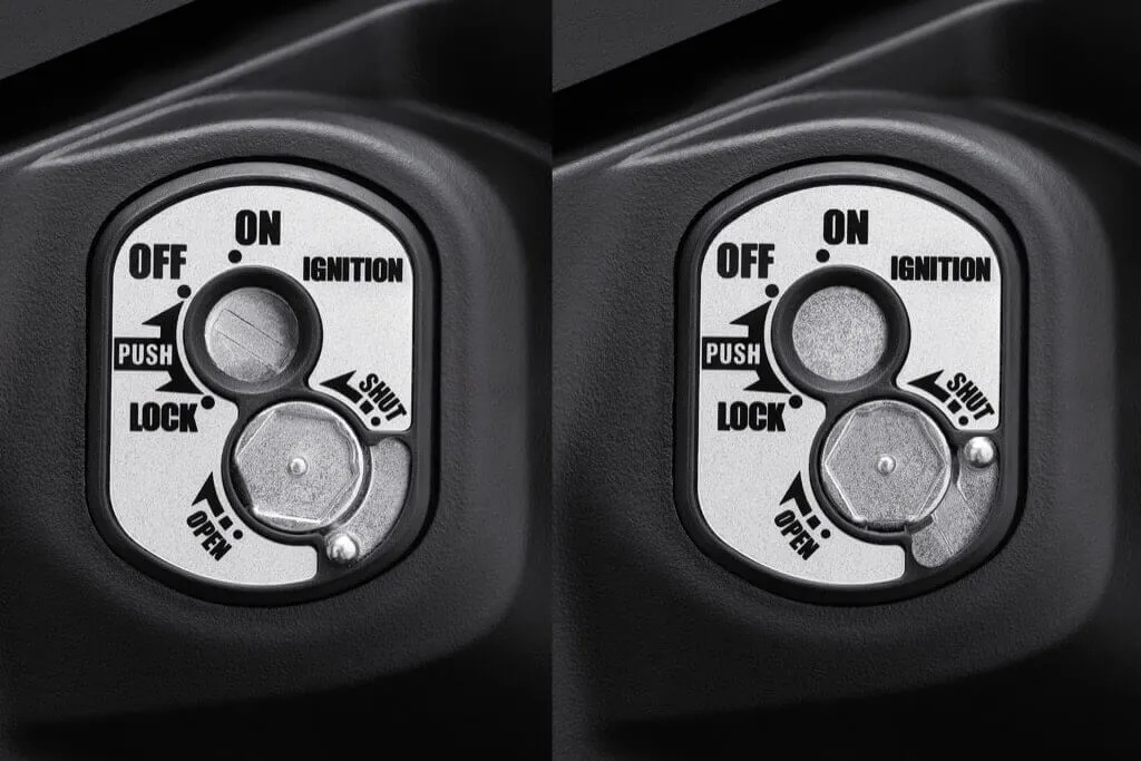 Ổ khóa từ đa năng chống trộm 3 trong 1 trên Honda Wave Alpha