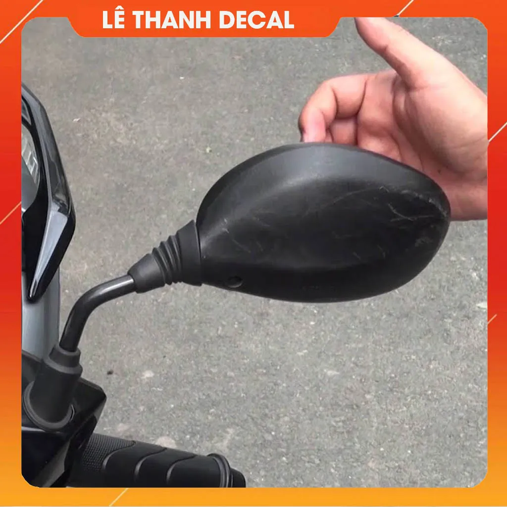 Sơ đồ hướng dẫn kỹ thuật điều chỉnh gương chiếu hậu xe máy để đạt tầm nhìn tối ưu và loại bỏ điểm mù