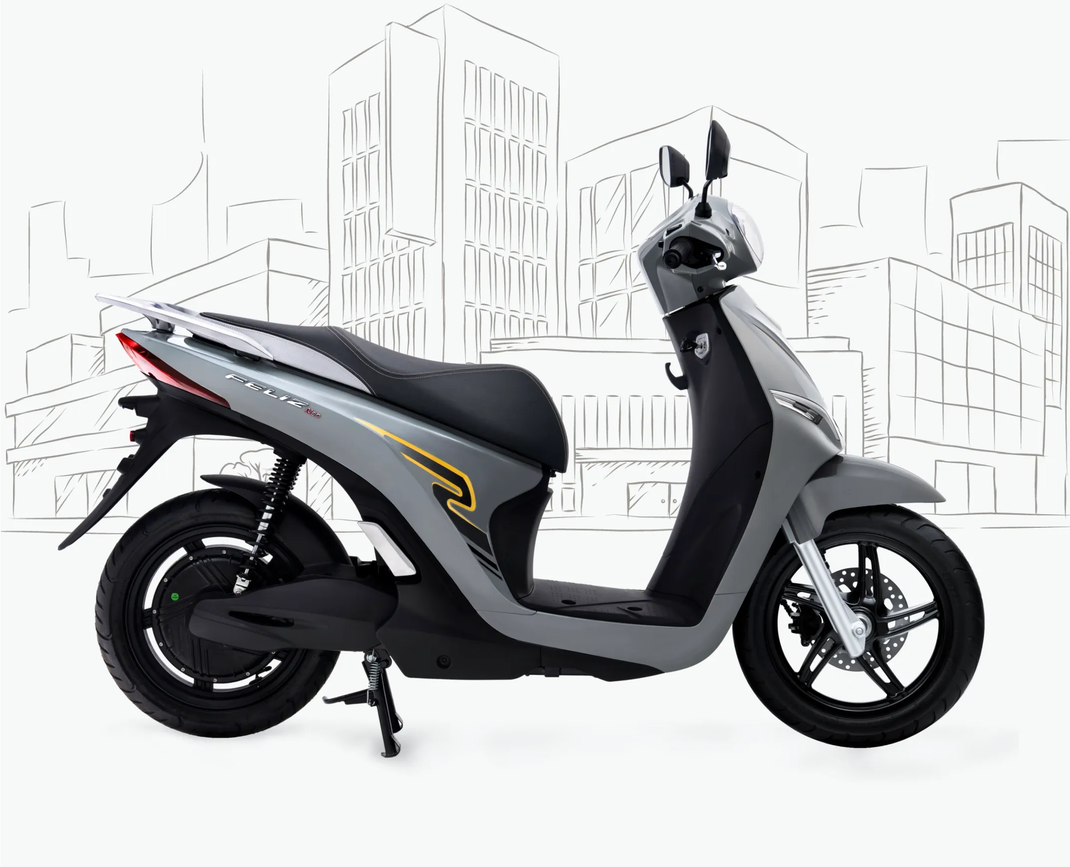 Feliz Neo 2024 với thiết kế năng động và đèn pha LED Projector, tối ưu cho allintitle:giá xe máy điện vinfast feliz