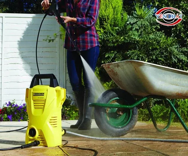 Cấu tạo máy rửa xe mini giá rẻ bền chắc, cần được bảo dưỡng định kỳ để tối ưu hiệu suất và tuổi thọ