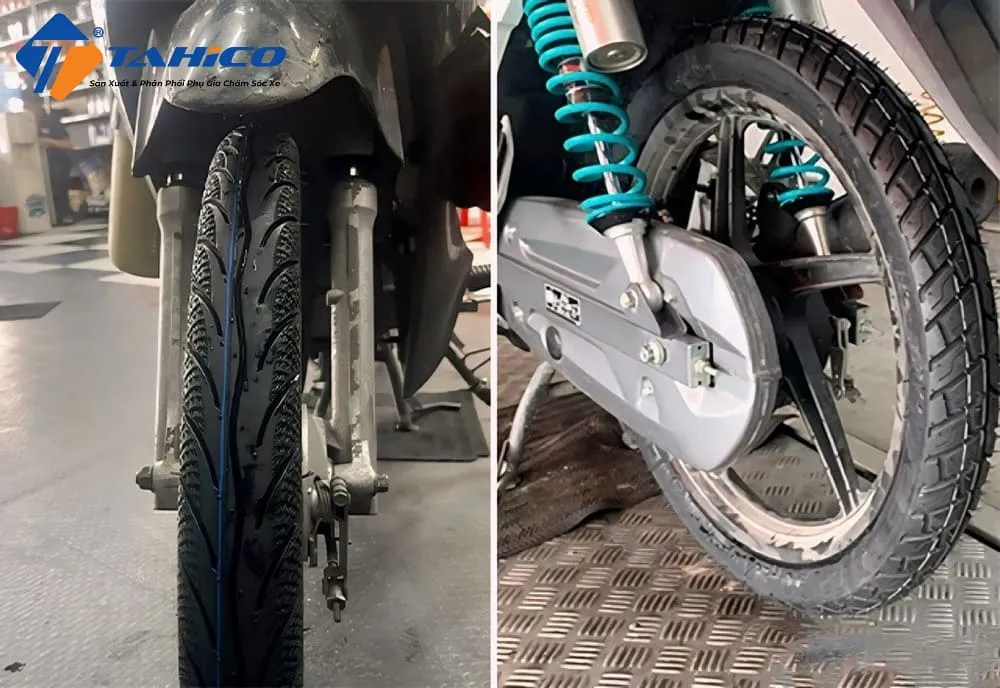 kiểm tra áp suất lốp xe wave 50cc định kỳ để đảm bảo an toàn và tiết kiệm nhiên liệu
