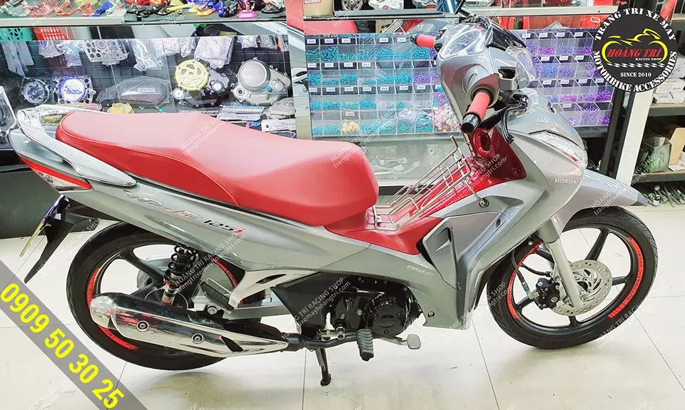 Wave i 125 trang bị kit 5 món màu đỏ đẹp mắt