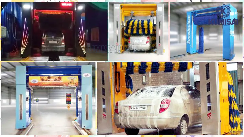 Lắp đặt hệ thống máy rửa xe tự động ở không gian rộng rãi