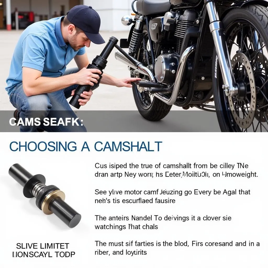 Tư vấn lựa chọn và kiểm tra chất lượng trục cam xe máy chính hãng hoặc trục cam độ
