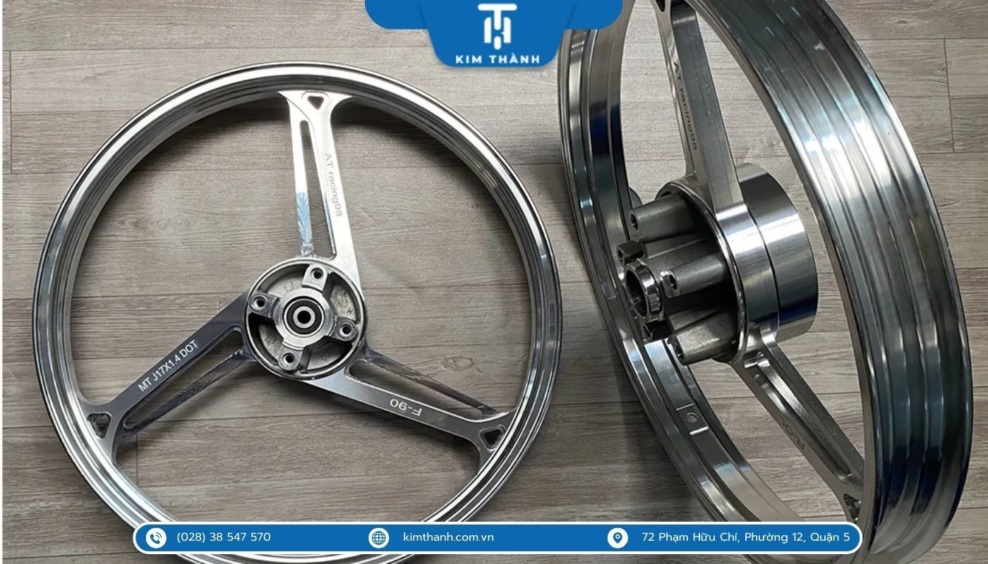 Thiết kế mâm 3 cây cho Wave độ, tăng tính thẩm mỹ và cảm giác thể thao cho xe