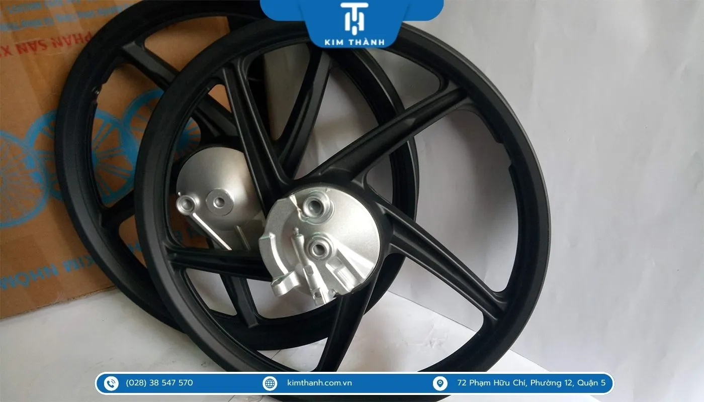 Mâm 5 cây RCB chính hãng, lựa chọn phổ biến giúp cải thiện hiệu suất và phong cách cho dòng xe Wave