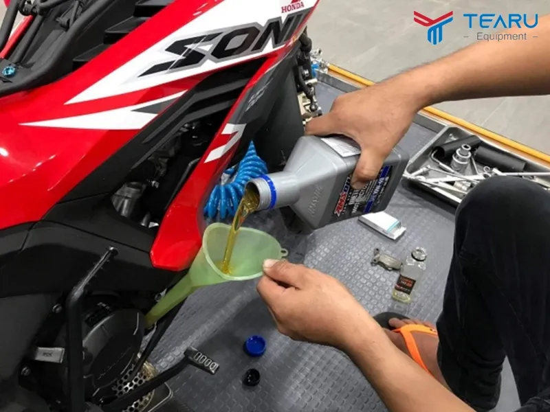 Nguyên lý hoạt động khí nén của máy hút nhớt xe máy giá rẻ