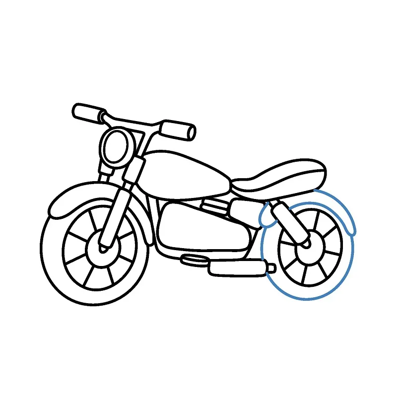 Hoàn thiện bánh xe sau chi tiết