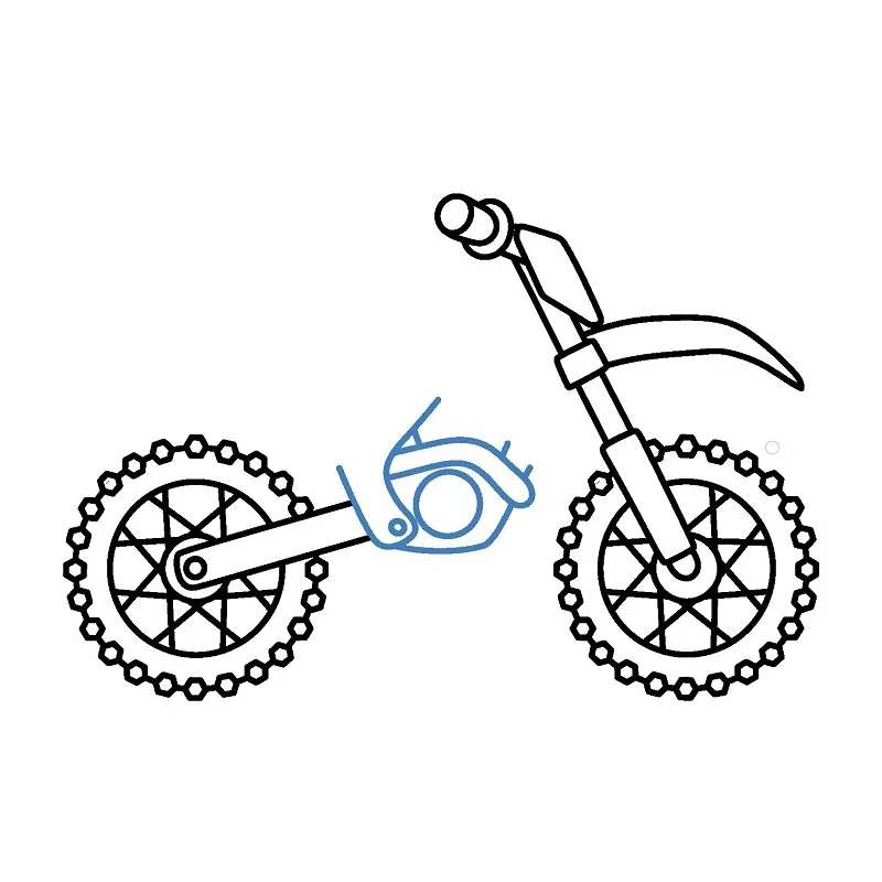 Vẽ chi tiết động cơ và liên kết khung