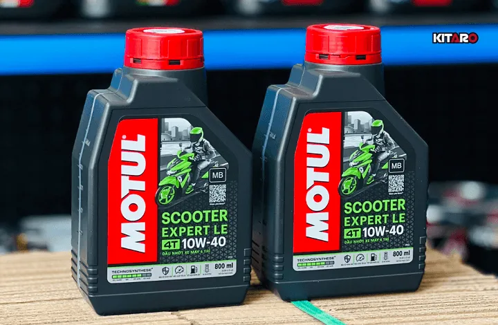 MOTUL SCOOTER EXPERT LE 10W40, dầu nhớt Motul cho xe tay ga được ưa chuộng