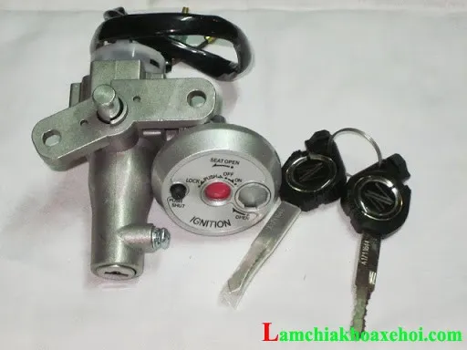 Ổ khóa xe Wave Alpha bị hư hỏng, cần thay mới