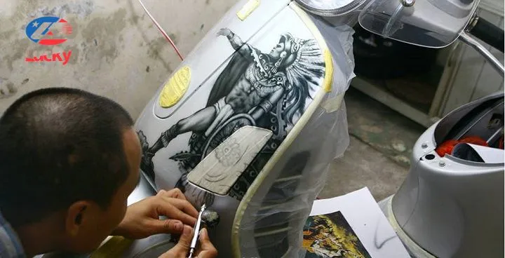 Báo giá phun sơn xe máy Yamaha chi tiết cho các mẫu Exciter và Sirius