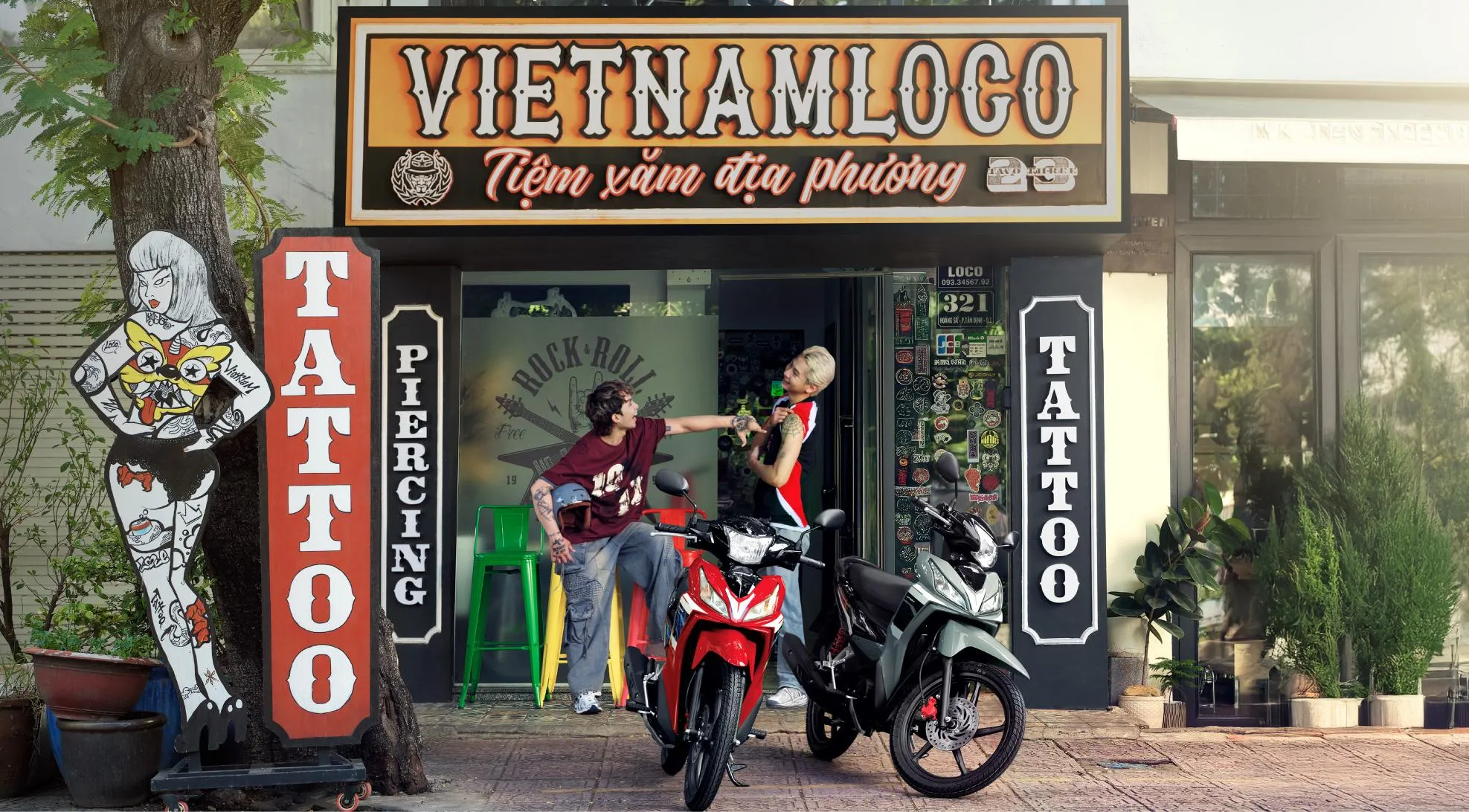 Bảng màu sắc đa dạng của Honda Wave RSX 110, ảnh hưởng đến giá bán xe wave rsx tại các đại lý.