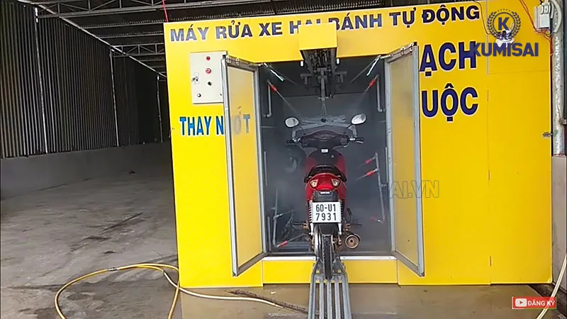 Rửa xe tự động Bạch Tuộc sử dụng công nghệ tiên tiến