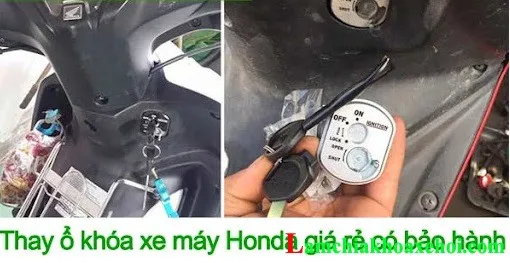 Dịch vụ sửa chữa và thay ổ khóa xe máy Honda chính hãng tại nhà