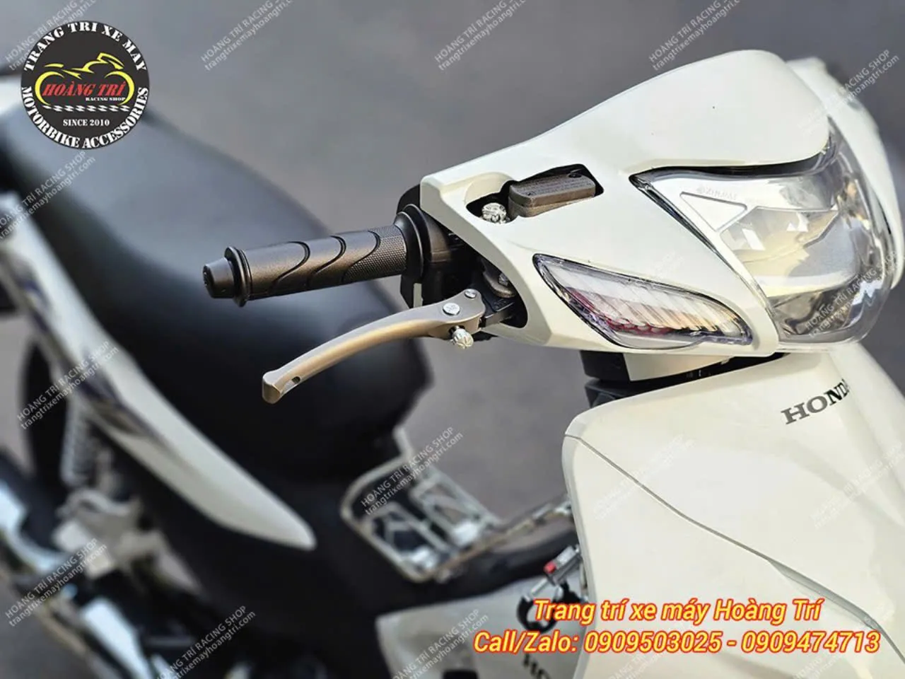 Thêm chiếc Wave 125i nâng cấp tay thắng nhôm CNC để trải nghiệm