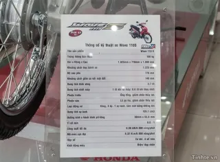 Hình ảnh cận cảnh Honda Wave S 110 phiên bản vành nan hoa màu đen, thể hiện sự đơn giản và bền bỉ