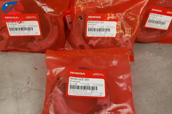 bảng giá bố thắng xe máy theo thương hiệu Honda