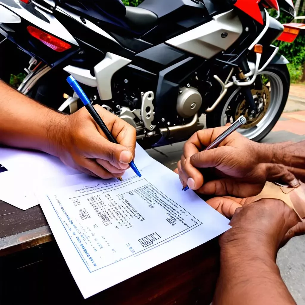 Quy trình và hồ sơ cần thiết khi làm thủ tục sang tên đổi chủ xe máy Honda Wave RS 2013