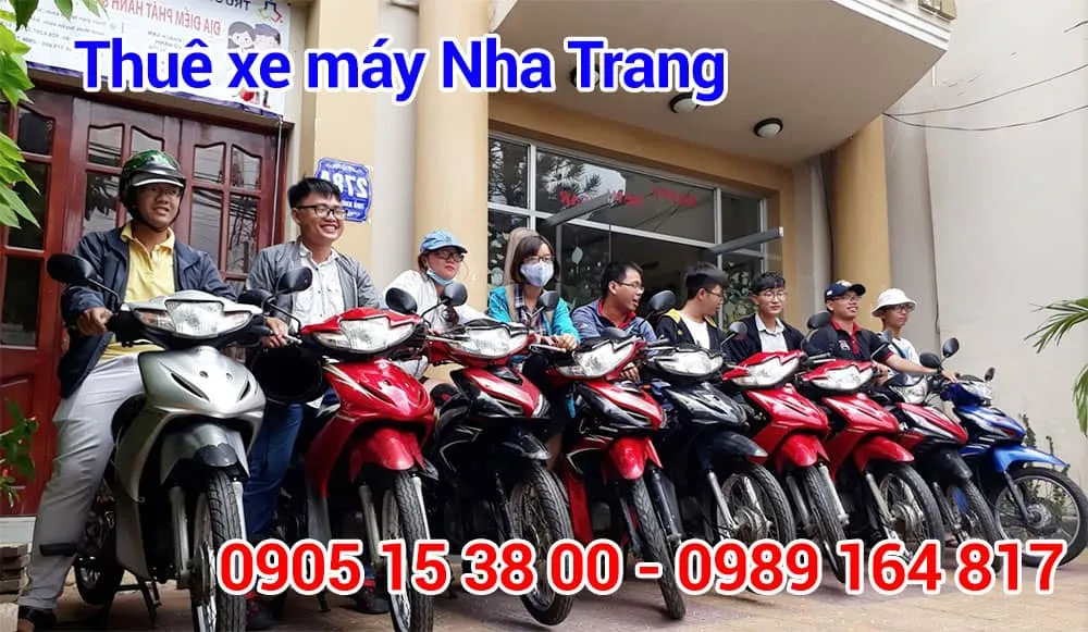 Dịch vụ cho thuê xe máy Lệ Oanh tại Nha Trang cam kết không đặt cọc, thủ tục thuê xe dễ dàng.