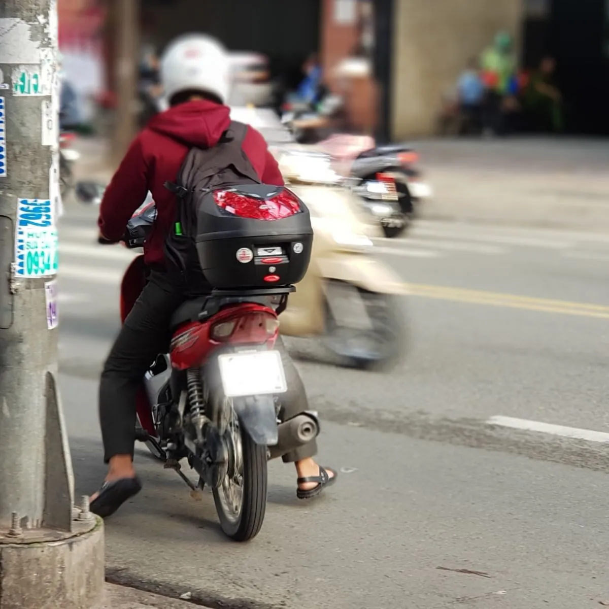 Combo thùng Givi xe Wave Alpha 110