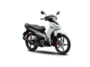 Honda Wave RSX 2024 bản thể thao phối màu Trắng - Đen - Bạc hiện đại