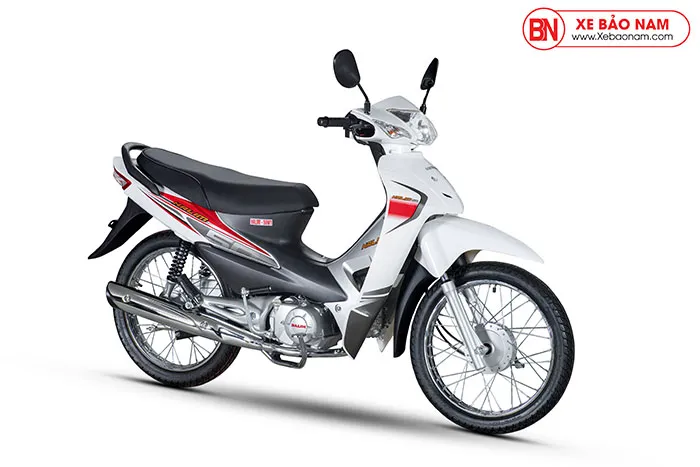 Phiên bản xe máy Wave Halim 50cc Sumotor màu trắng tinh tế