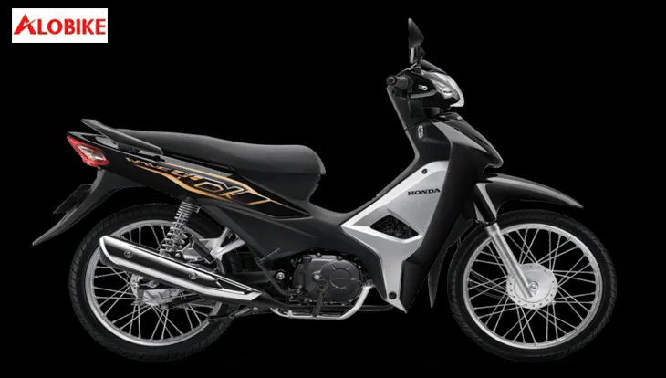 Giá bán xe Wave Alpha 2016 màu đen bạc, phiên bản 100cc được nam giới săn lùng