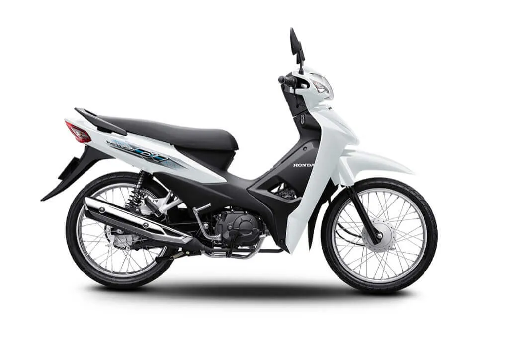 Màu trắng tinh tế của Honda Wave Alpha 110cc 2024