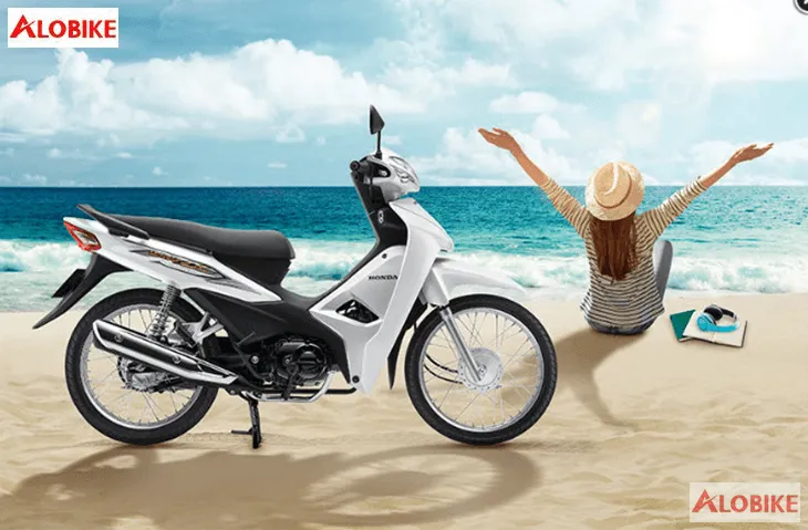 Xe Honda Wave Alpha đời 2016 màu trắng tinh khôi và giá trị xe cũ hiện nay