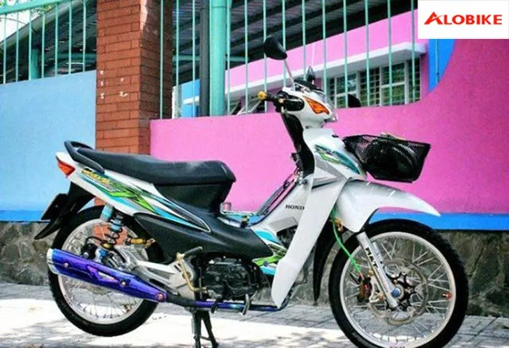 Dàn chân trước của Wave kiểng đẹp với niềng Yoko và căm Yoko