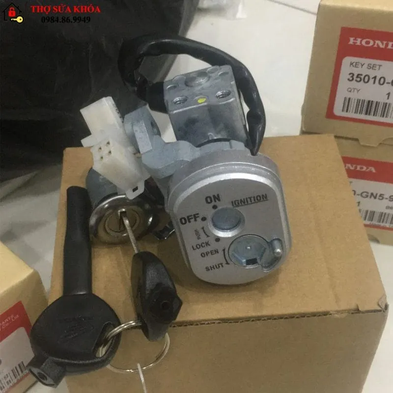 Quy trình thay ổ khóa xe Wave Alpha bị hỏng