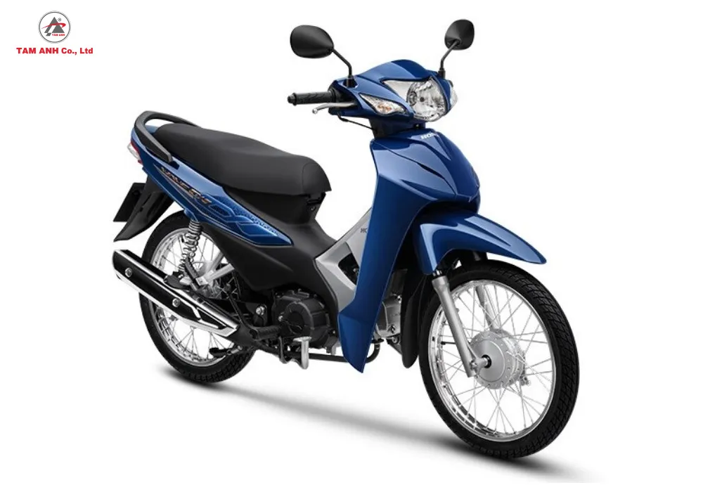 wave alpha 2024 phiên bản mới với cải tiến nhẹ ở ngoại hình và tem xe