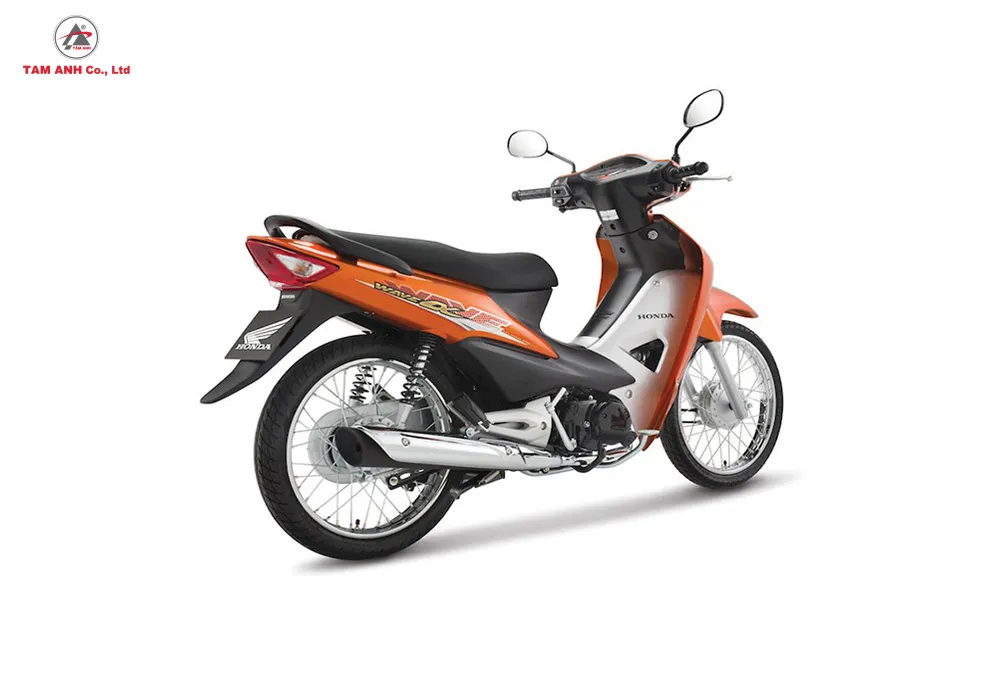 wave alpha đời 2008 đáp ứng tiêu chuẩn khí thải Euro 2 với cốp xe mở rộng