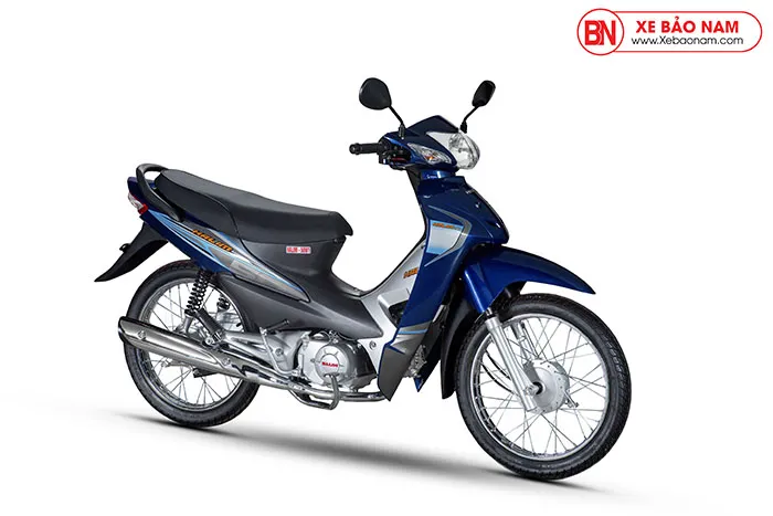 Mẫu xe Wave 50cc màu xanh đen lịch lãm và bền màu theo thời gian