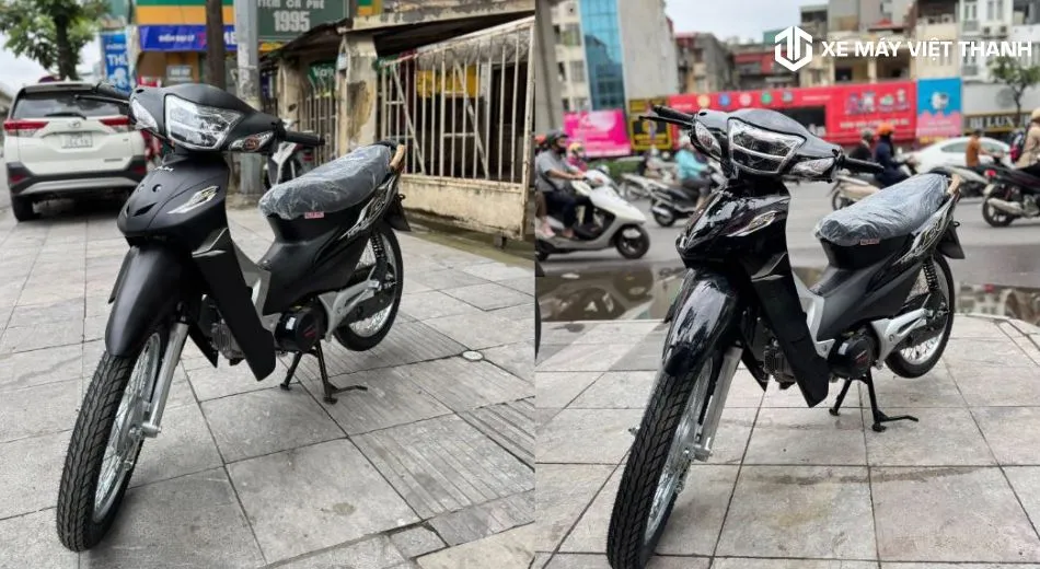 Xe Wave 50cc màu đen sẽ không bị lỗi thời