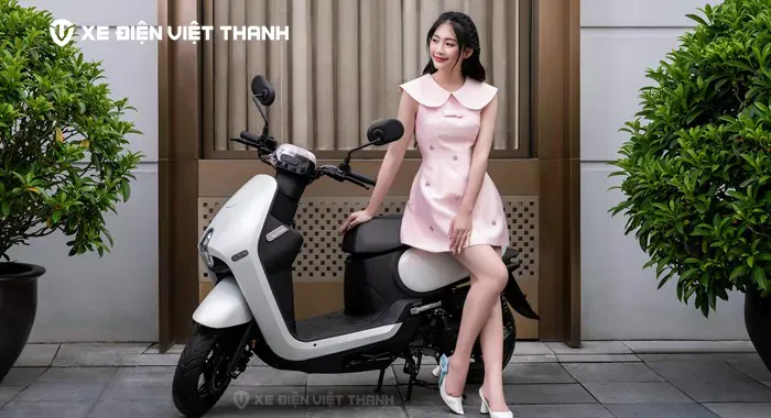 Xe ga SYM Priti 50cc có thiết kế trẻ trung hiện đại