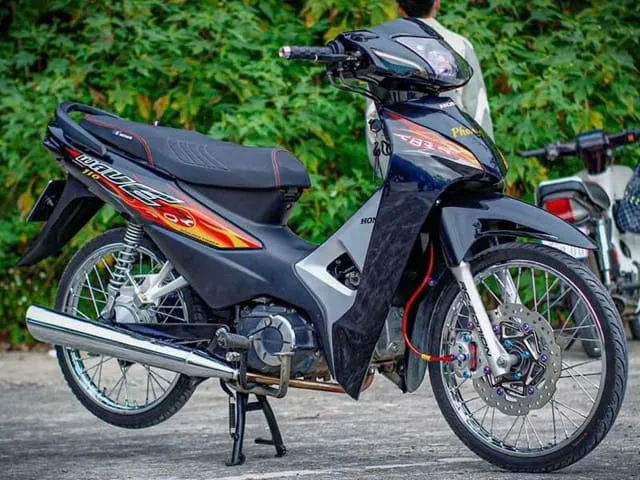 Xe Wave thường được các dân chơi độ xe chọn để cải tiến dàn máy