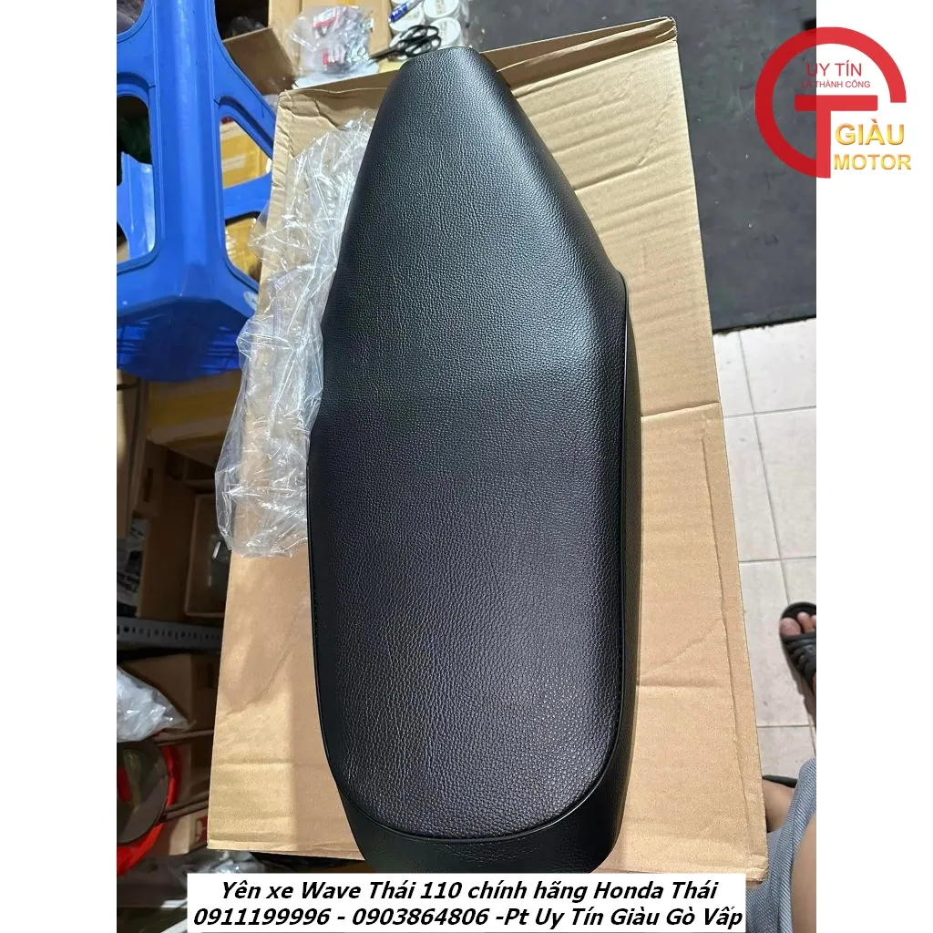phân biệt yên xe wave 110 zin qua đường may và chất liệu bọc da chống thấm