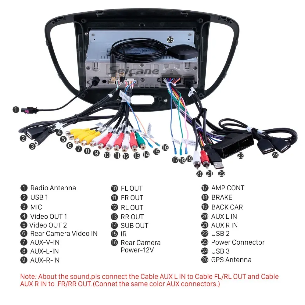 Nội thất Mitsubishi Mirage 2018 với màn hình DVD tiện nghi cao cấp