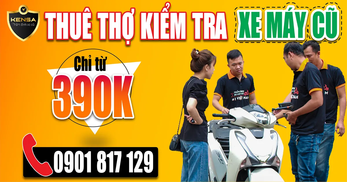 Dịch vụ thẩm định xe cũ chuyên nghiệp hỗ trợ cách nhận biết xe bị bổ máy