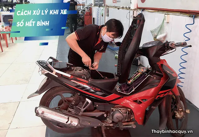 kỹ thuật đẩy nổ xe số hết bình