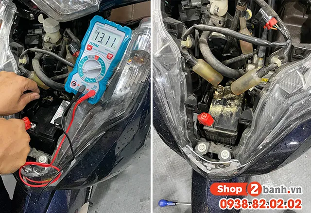 Kiểm tra dây điện và các thiết bị phụ tải gây hao hụt điện ắc quy xe