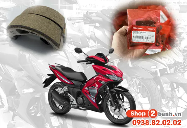 Má phanh đĩa chính hãng Honda có độ cứng vững cao, chịu được lực phanh lớn, không gây bó kẹt và chống bào mòn tốt.